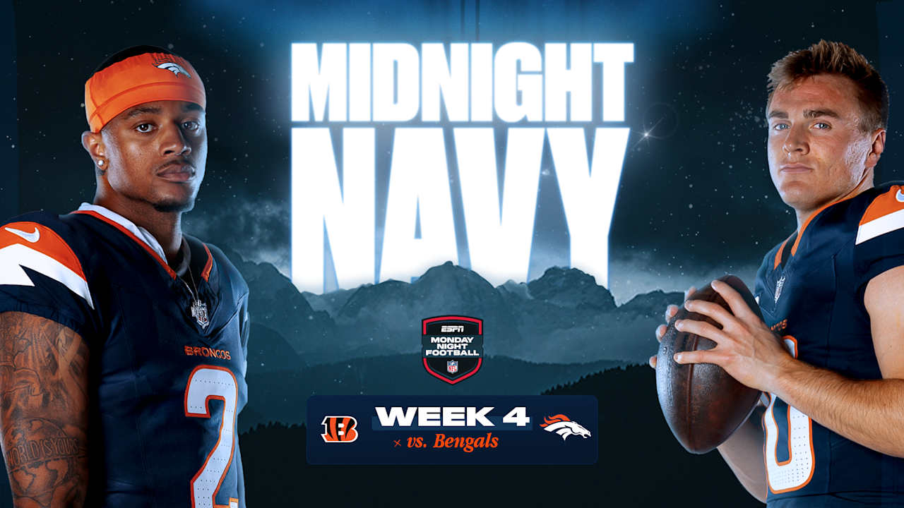 Broncos to wear alternate Midnight Navy jerseys for ‘Monday Night Football’ matchup vs. Bengals