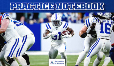 Injury updates ahead of Colts' Week 1 game vs. Dolphins