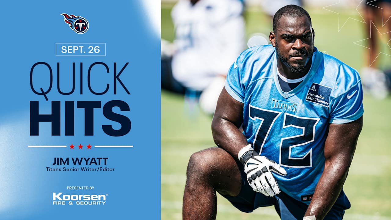 Quick Hits After Friday's Titans Practice 