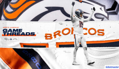 Broncos to wear Summit White jerseys, pants vs. Chargers