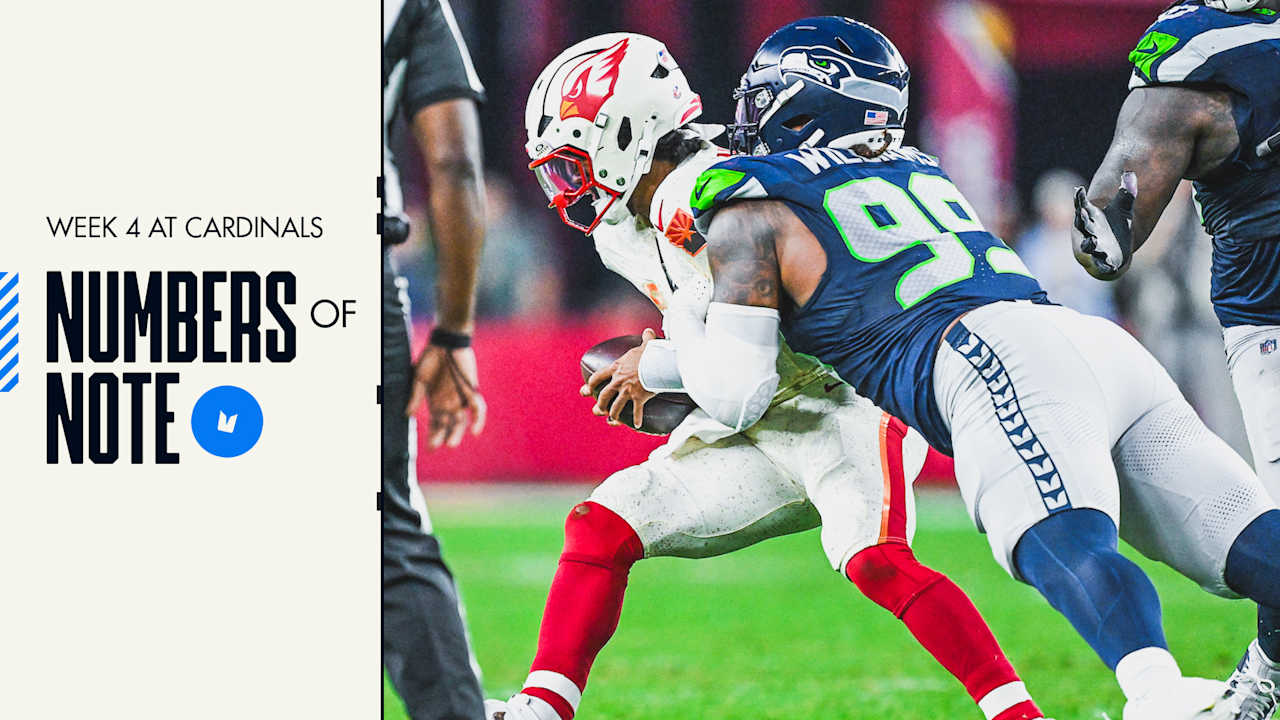 12 Numbers Of Note From The Seahawks’ Week 4 Win In Arizona