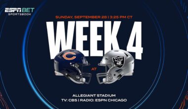 Chicago Bears at Las Vegas Raiders 2025 Week 4 NFL