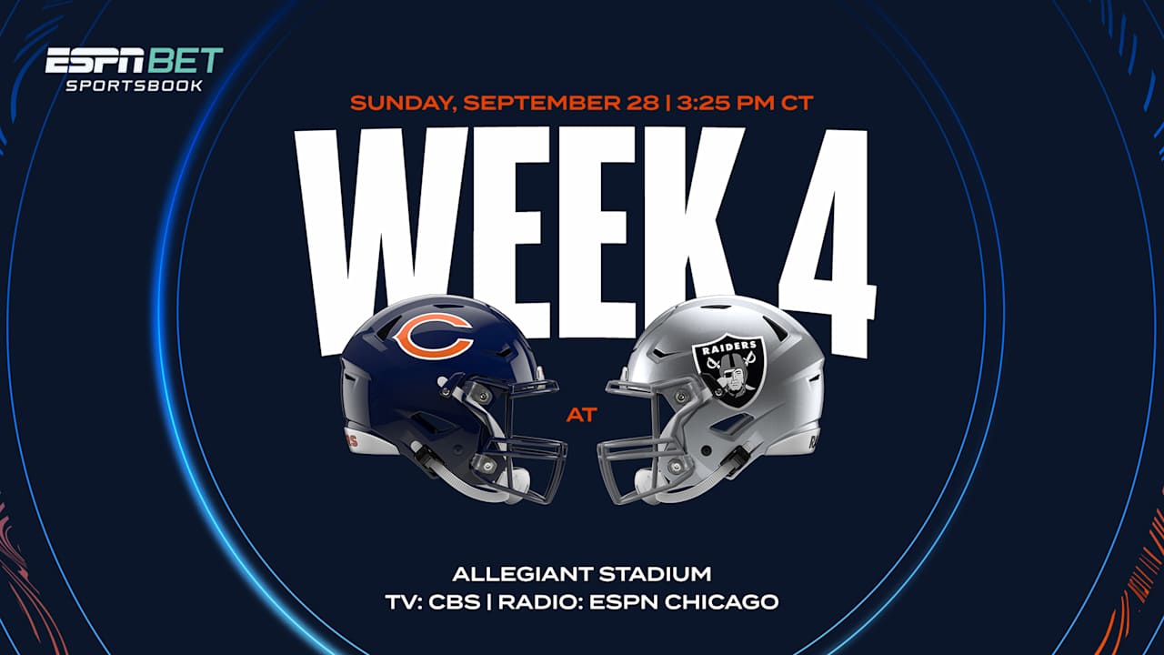 Chicago Bears at Las Vegas Raiders 2025 Week 4 NFL