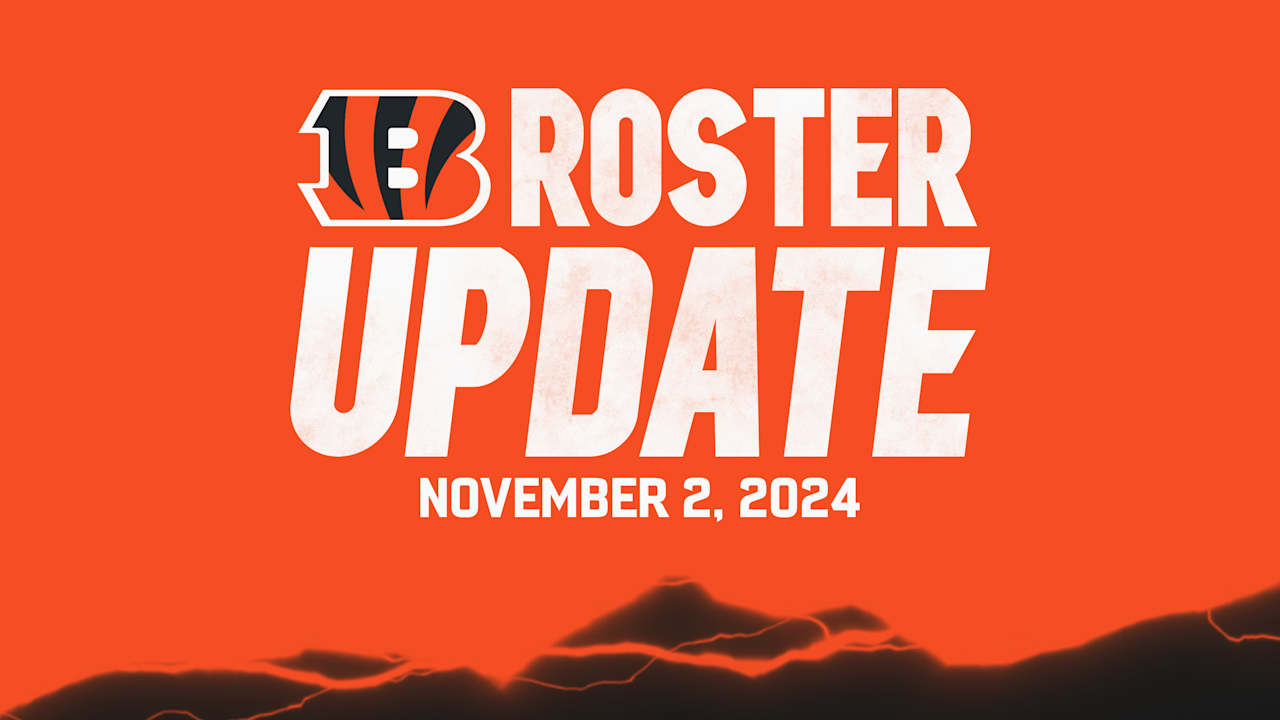 Bengals Roster Moves For Week 9 Against Raiders