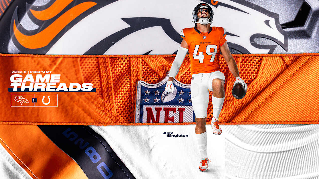 Broncos to wear Sunset Orange jerseys, white pants vs. Colts