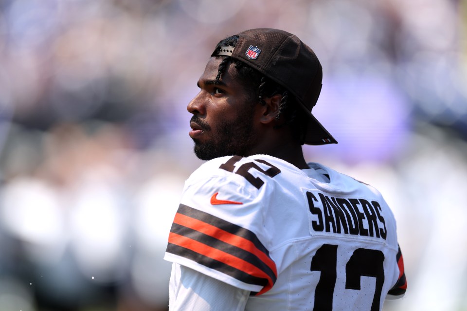 Shedeur Sanders #12 of the Cleveland Browns.