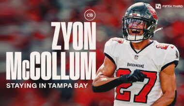 Zyon McCollum Signs Three-Year Contract Extension with Tampa Bay Buccaneers