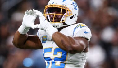 Chargers' Khalil Mack (elbow) exits win early, set for imaging