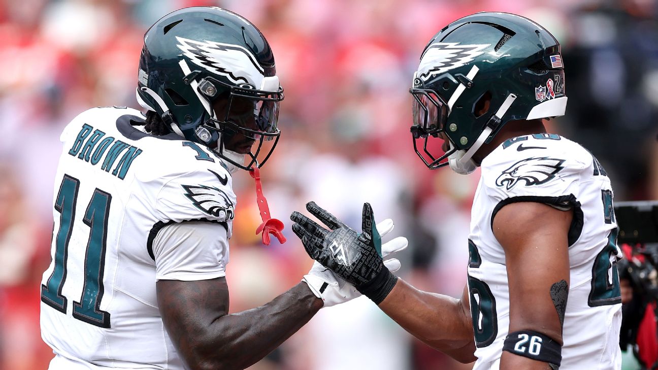 The Philadelphia Eagles offense is still figuring things out