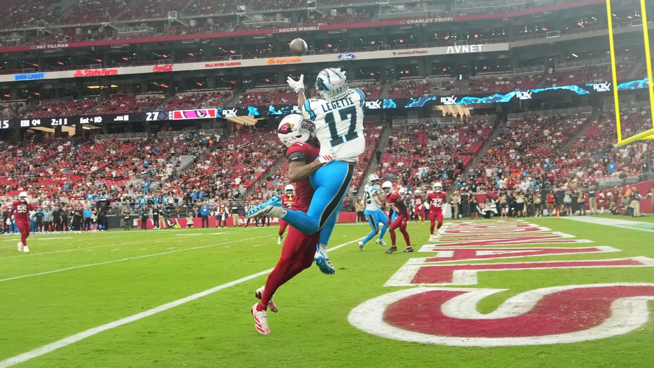 Panthers believe in Xavier Legette despite rough start to 2025