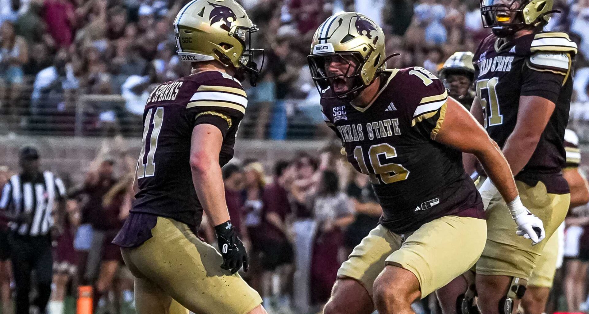 Brad Jackson throws 4 touchdowns in Texas State football Week 1 win