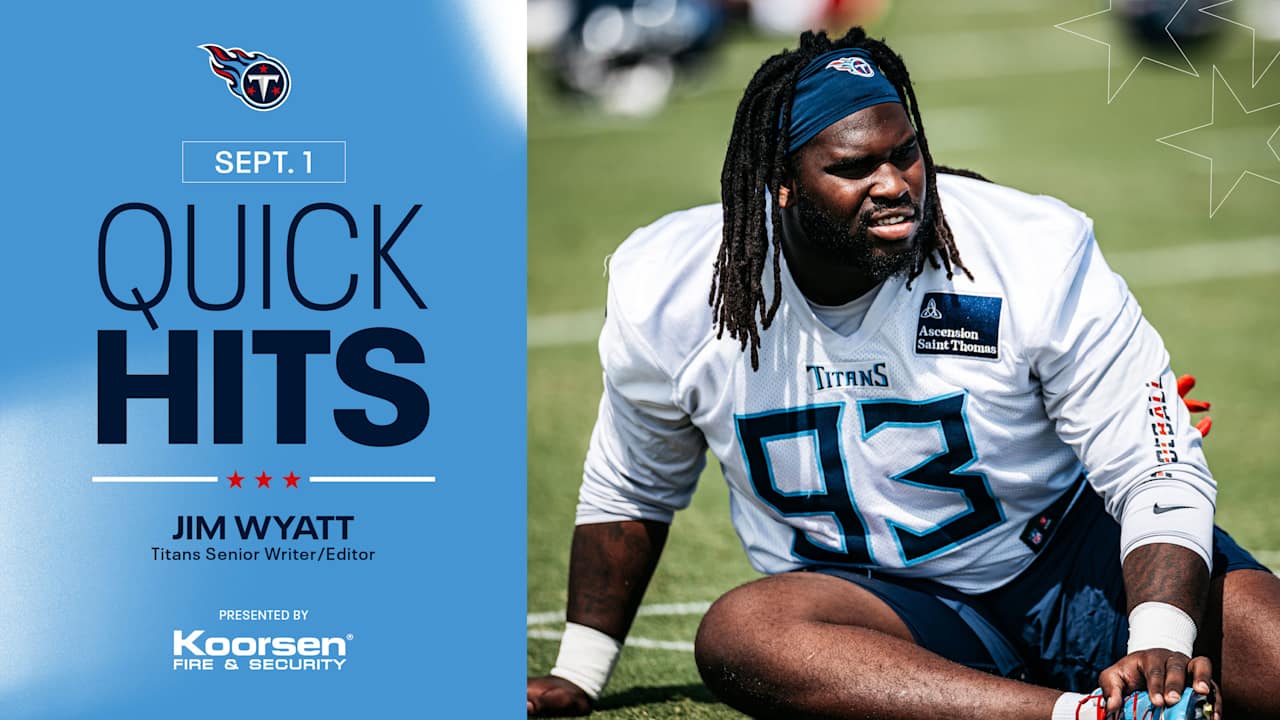 Quick Hits on the Titans After Monday's Practice