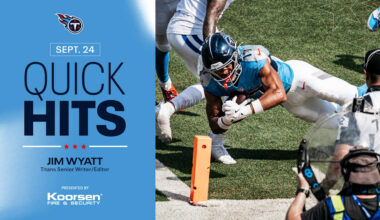 Quick Hits After Wednesday's Titans Practice