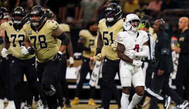 Cardinals WR Greg Dortch gets praise from coach Jonathan Gannon for fill-in role against Saints