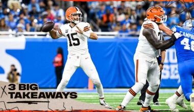 Turnovers play critical role in loss to Lions in Week 4