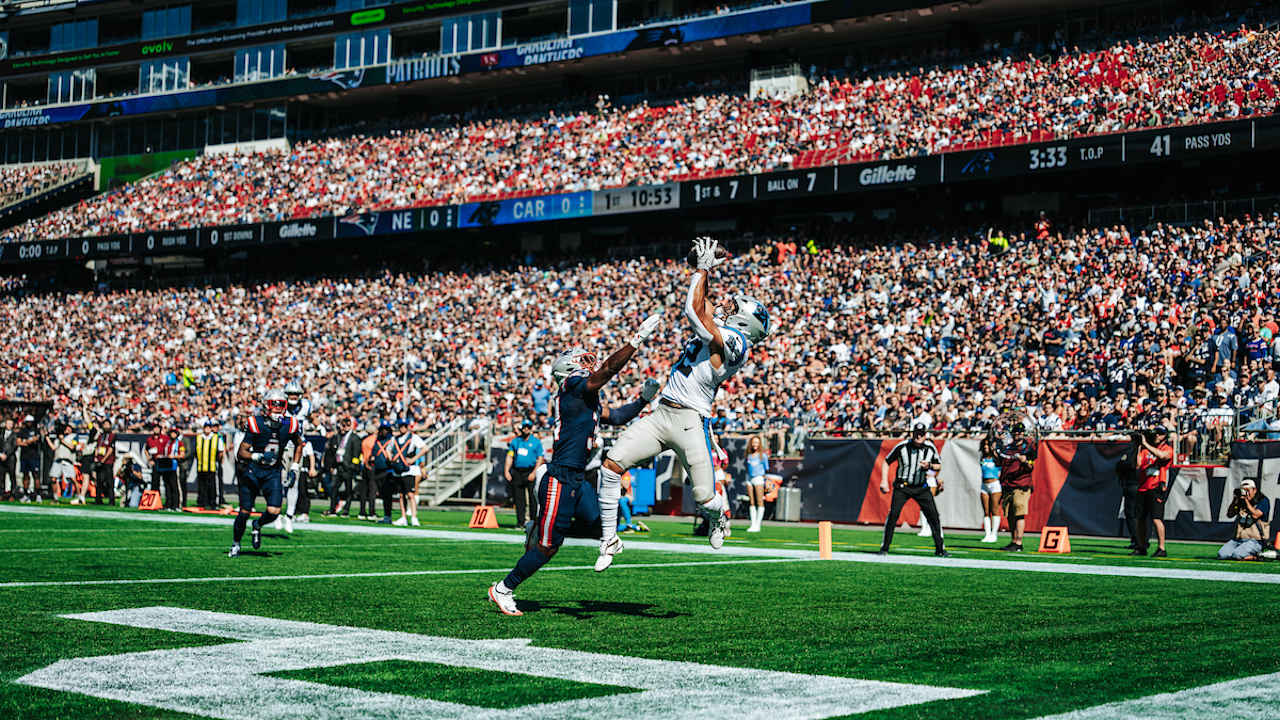 Touchdown for Tommy Tremble part of a good day for tight ends