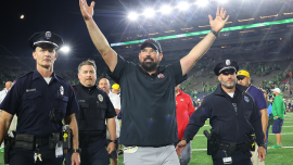 Lou Holtz's disrespect breaks Ryan Day out of his shell as Ohio State toughens up for playoff run