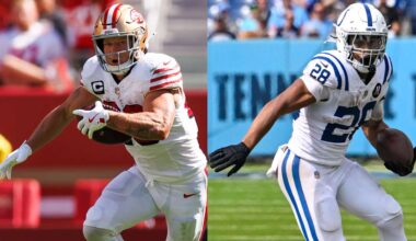 49ers' Christian McCaffrey on par with 1991 MVP; Colts' Jonathan Taylor joins elite company