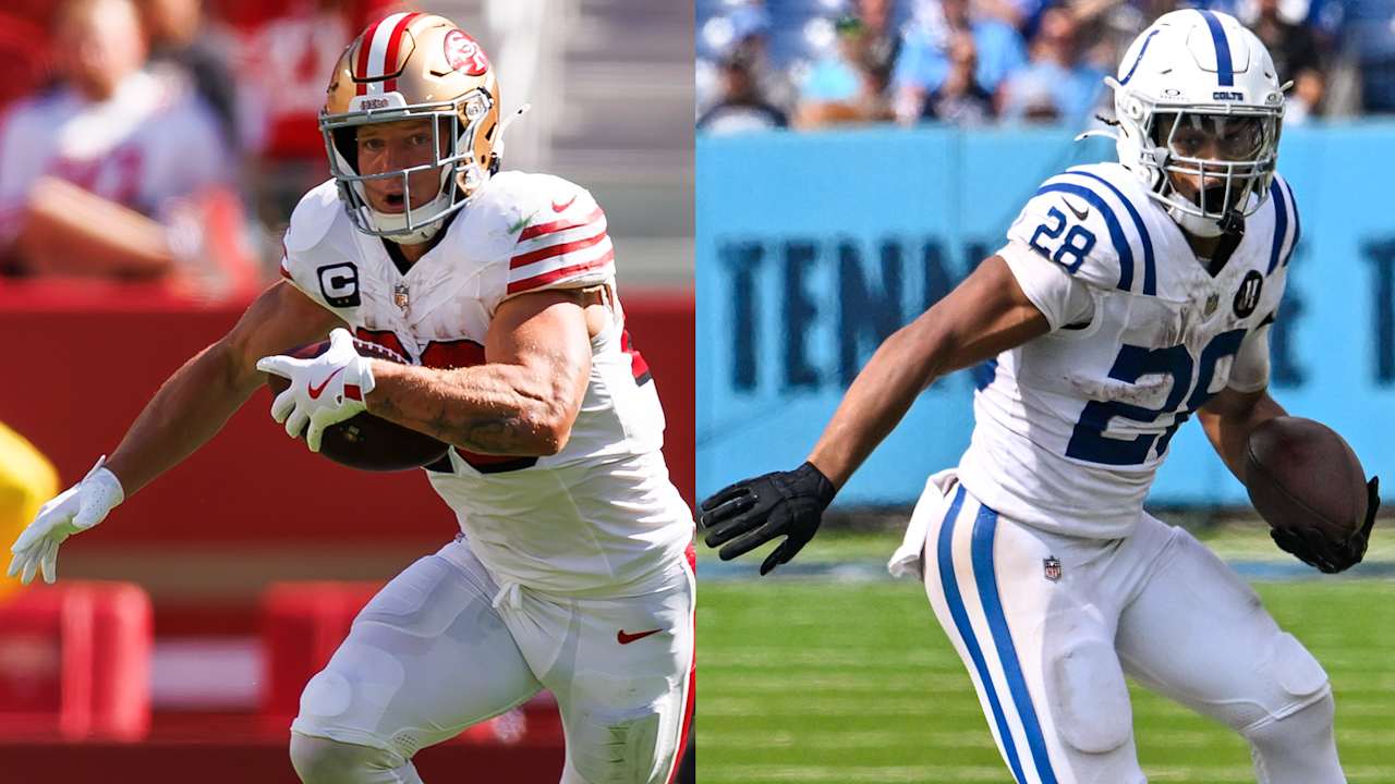 49ers' Christian McCaffrey on par with 1991 MVP; Colts' Jonathan Taylor joins elite company