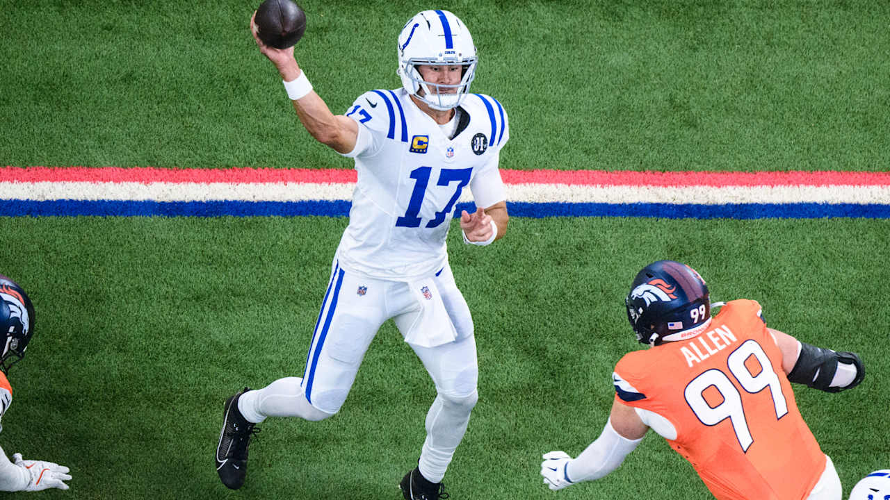 How Colts QB Daniel Jones is handling near-historic level of blitzes to begin 2025 season