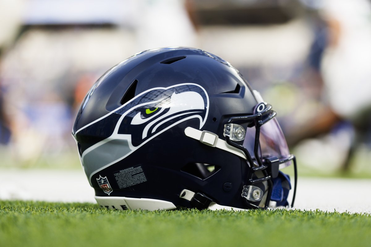 Seattle Seahawks helmet