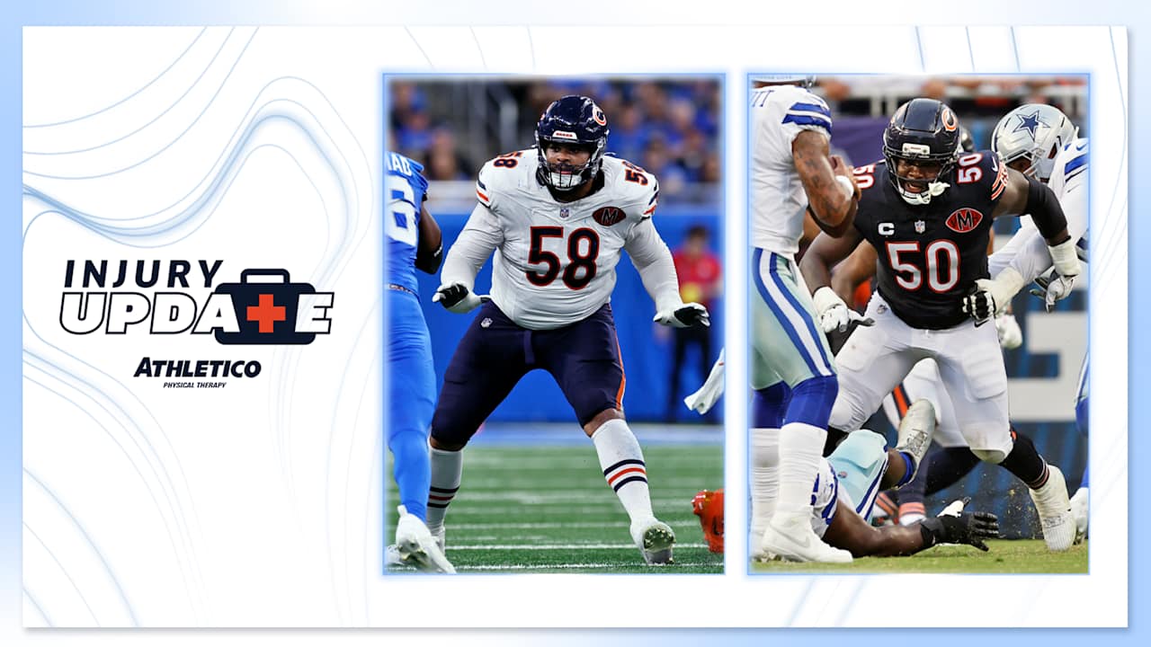 Bears to play without Darnell Wright, Grady Jarrett against Raiders