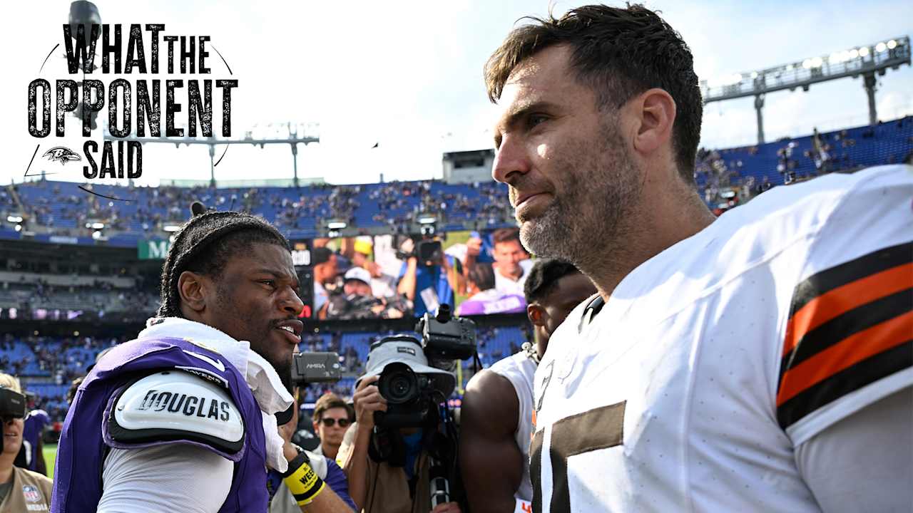 What Joe Flacco and the Browns Said After Loss to Ravens