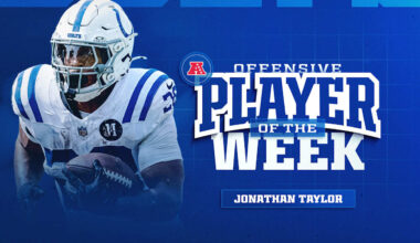 Colts RB Jonathan Taylor named AFC Offensive Player of the Week for Week 3
