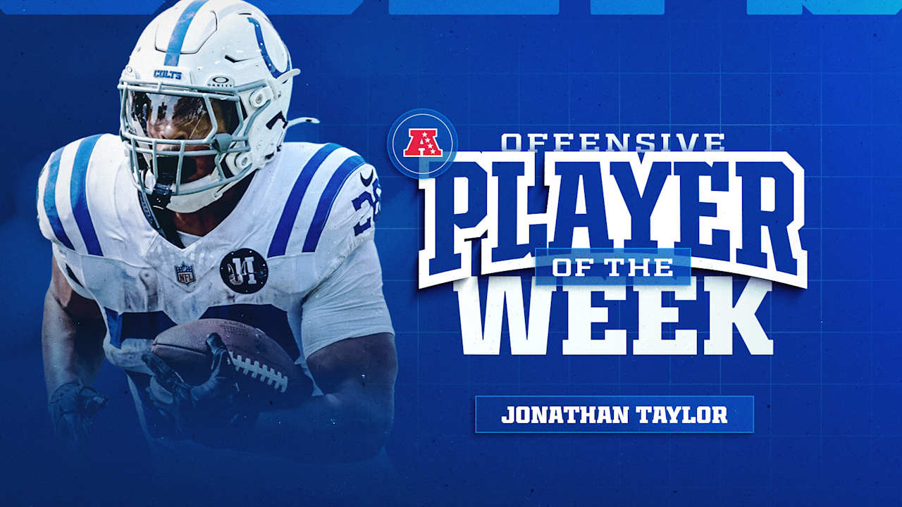 Colts RB Jonathan Taylor named AFC Offensive Player of the Week for Week 3