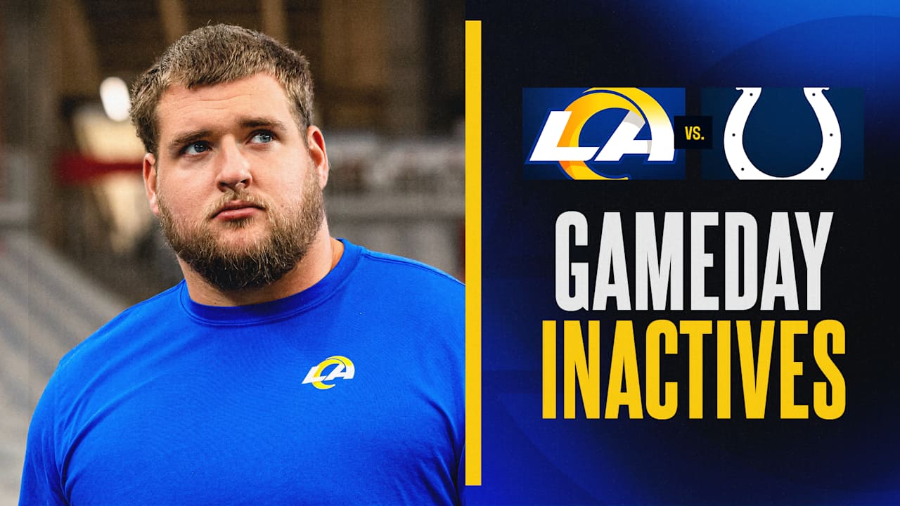 Tight end Terrance Ferguson and offensive lineman Beaux Limmer among Rams' inactives for Week 4 vs. Colts