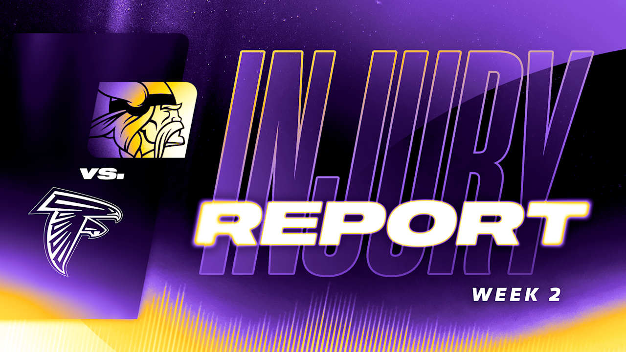 Initial Vikings vs. Falcons Injury Report for Week 2 of 2025