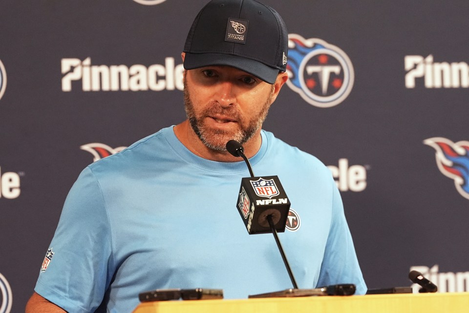Brian Callahan, Tennessee Titans head coach, at a press conference.