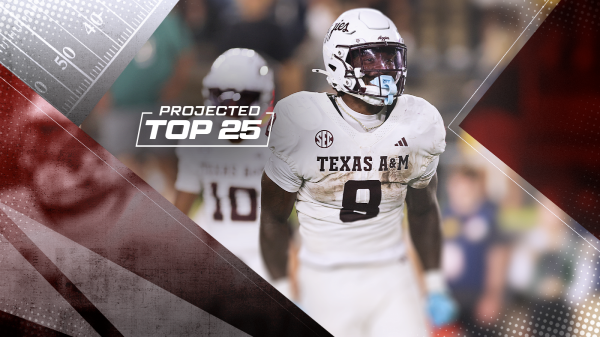 Tomorrow's Top 25 Today projects college football rankings entering Week 4