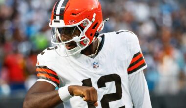 Browns' Shedeur Sanders seizes spotlight with two-touchdown preseason debut vs. Panthers