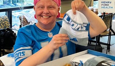 Game on! Detroit Lions and Henry Ford Health treat cancer patients to a tailgate party – Macomb Daily