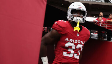 Cardinals' Trey Benson...