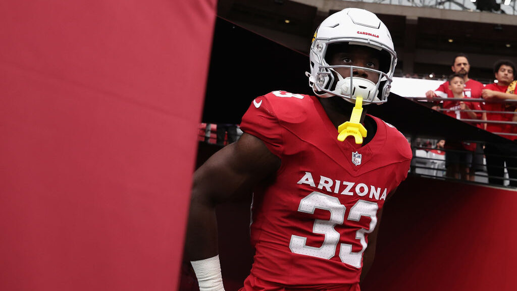 Cardinals' Trey Benson...