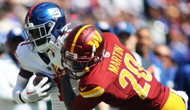 Practice notes | Commanders' new secondary faces first test in Malik Nabers