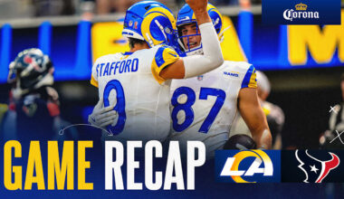 Nate Landman's late forced fumble, Braden Fiske's recovery help Rams hang on for 14-9 win over Texans in Week 1