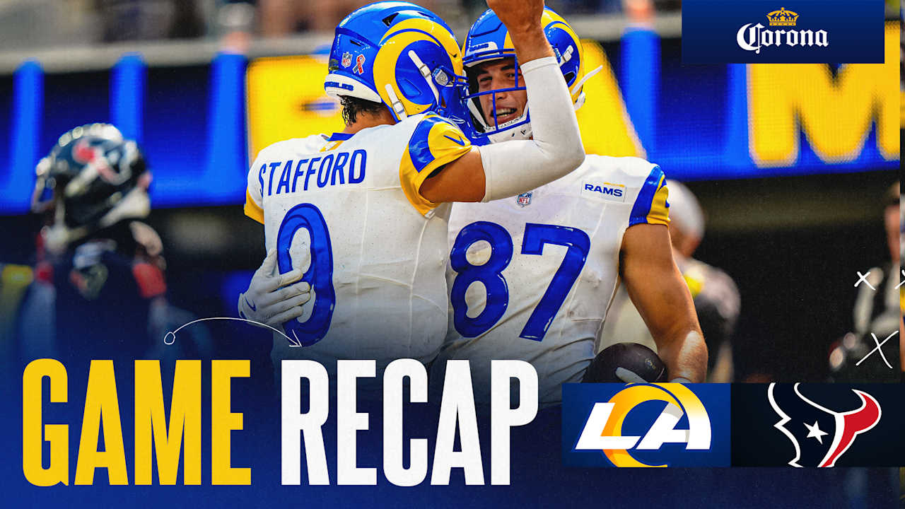 Nate Landman's late forced fumble, Braden Fiske's recovery help Rams hang on for 14-9 win over Texans in Week 1