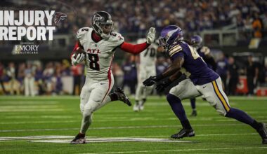 Falcons Injury Report: Kyle Pitts limited