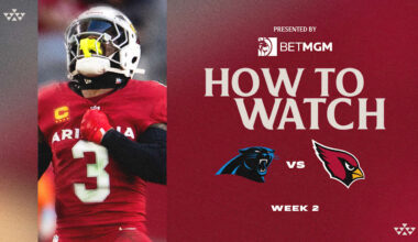 Cardinals vs. Panthers, Week 2