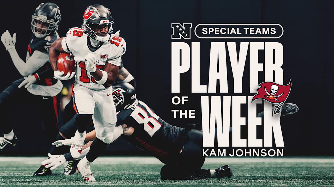 Buccaneers Kam Johnson Named NFC Special Teams Player of the Week