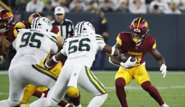 Washington Commanders have not looked nearly as good so far this season