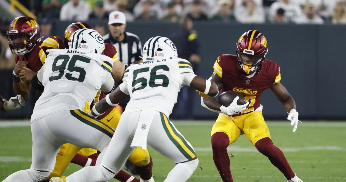 Washington Commanders have not looked nearly as good so far this season