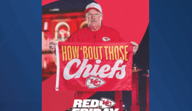 Red Friday flags on sale across KC as fans get ready for Chiefs season opener