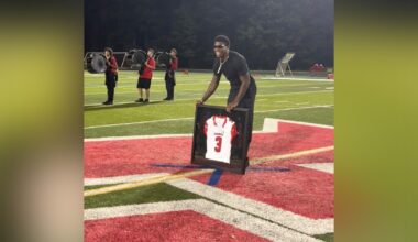 Giants DB Deonte Banks returns to Harford County to receive special honor