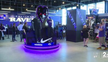 Ravens open new 'Flock Shop' at M&T Bank Stadium ahead of Monday Night Football