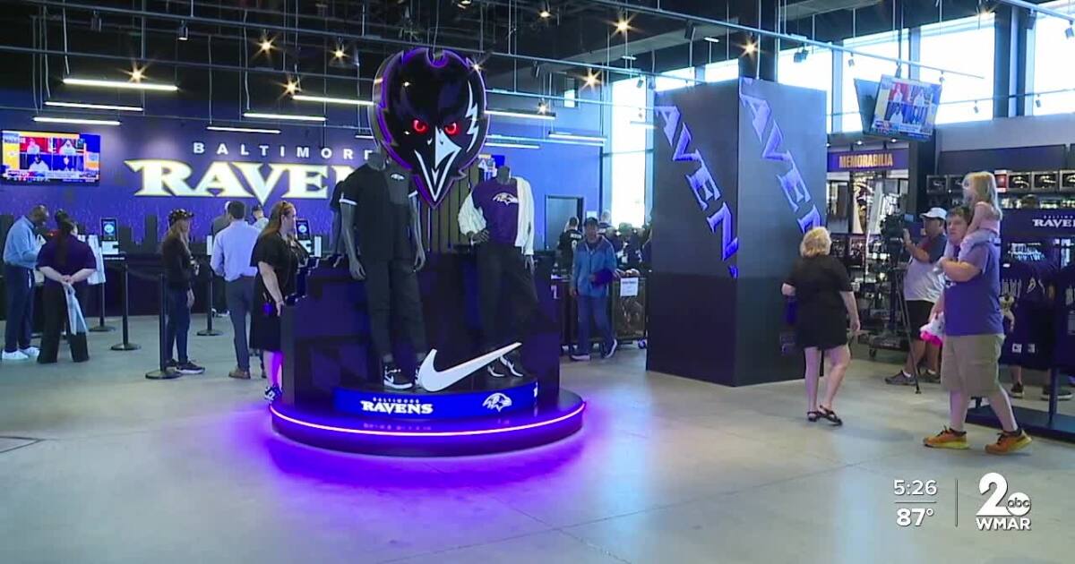Ravens open new 'Flock Shop' at M&T Bank Stadium ahead of Monday Night Football