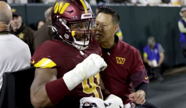 Commanders lose Ekeler and Wise while falling to Packers